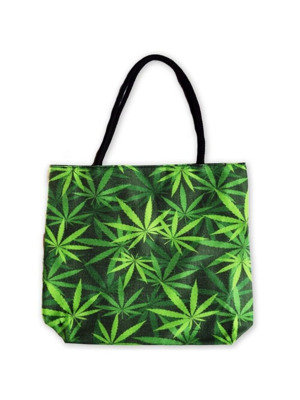 New Marijuana Pot Leaves Jute Bag Large Tote Shoulder Shopping Carryall Leaf 420